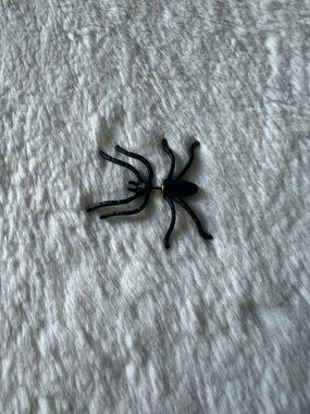 Black Spider Earring